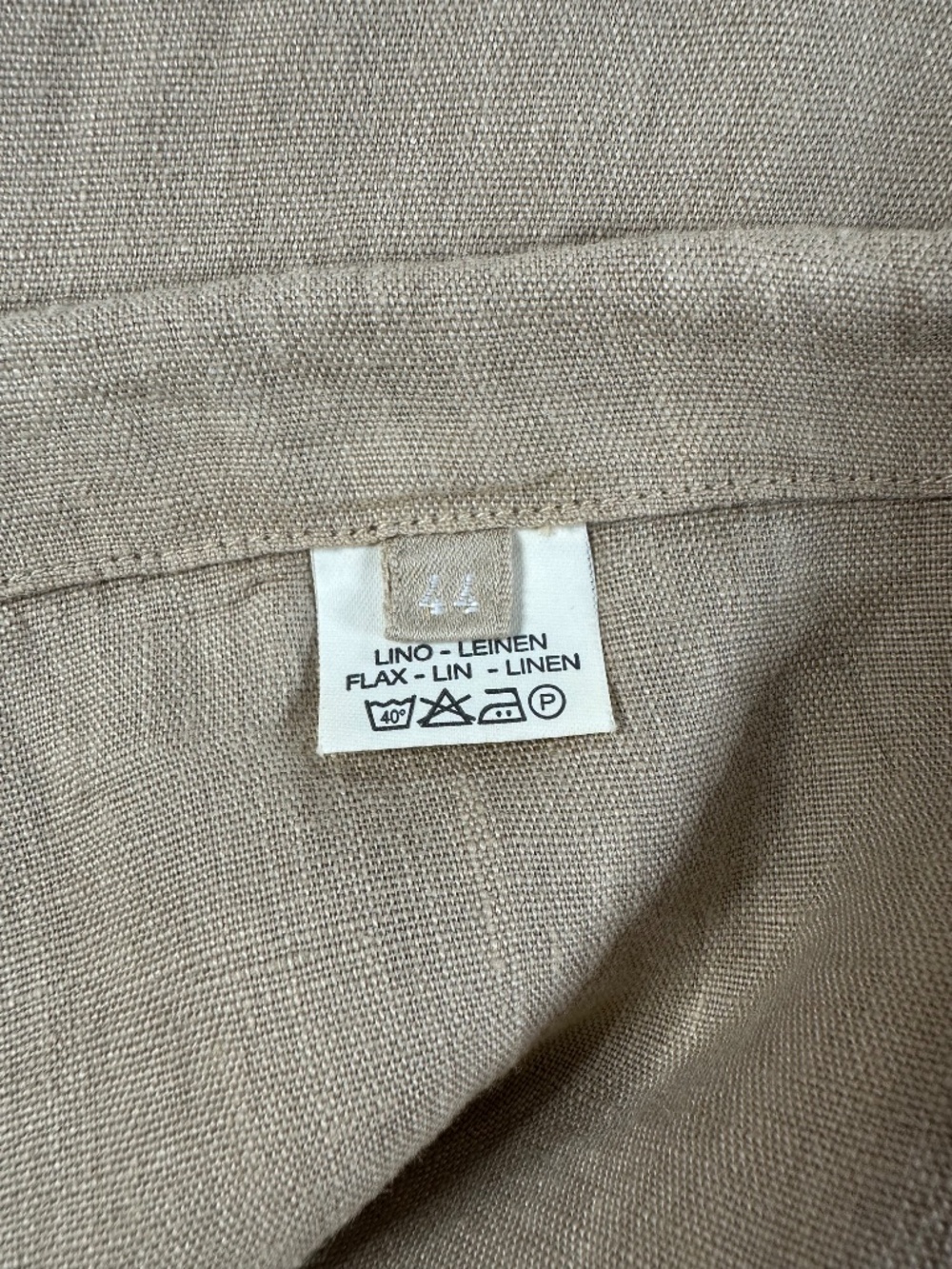 120% Lino 100% Linen Ultra Low Rise Wide Leg Drawstring Pants NWOT EU 44 - Picture 6 of 11
